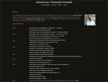 Tablet Screenshot of frasunek.com